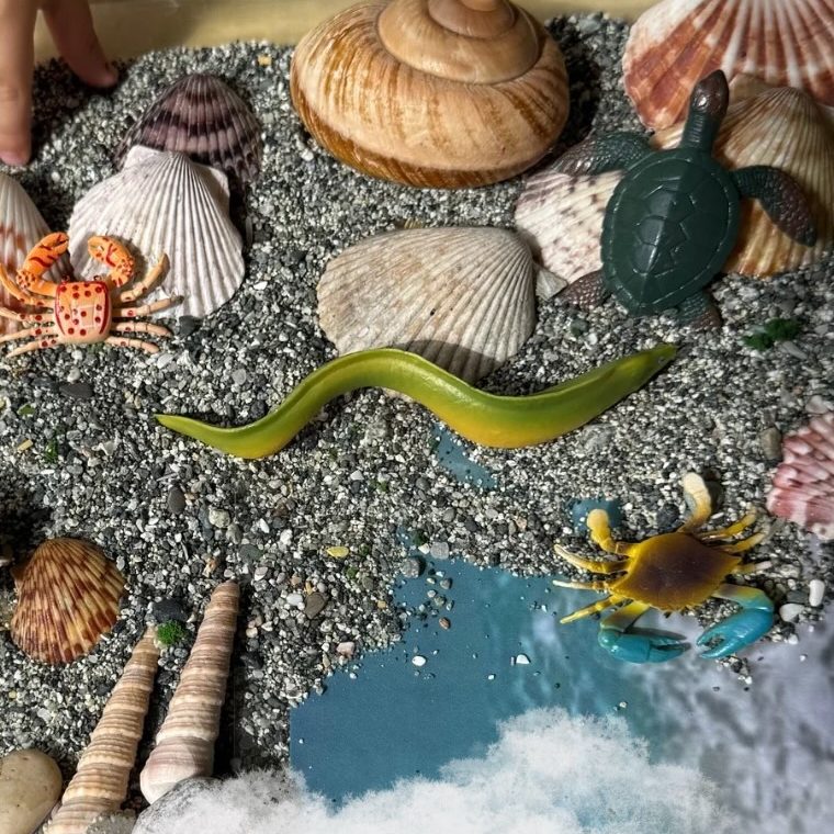 Ocean sensory bin